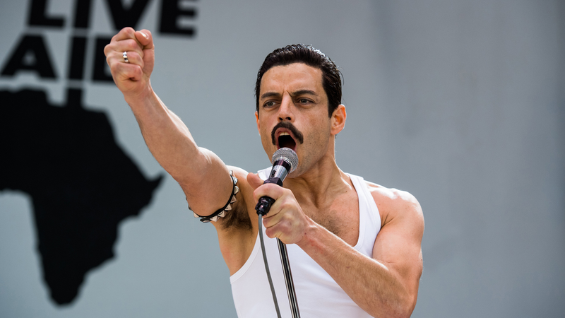 Rami Malek in Bohemian Rhapsody